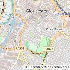 Map of Gloucester