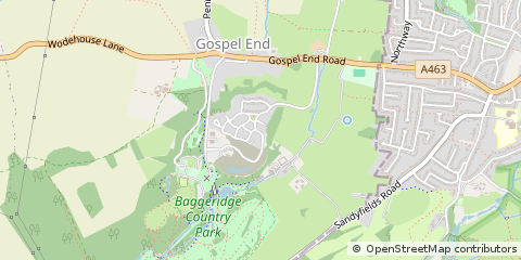 Map of Dudley, West Midlands