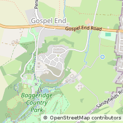 Map of Dudley, West Midlands