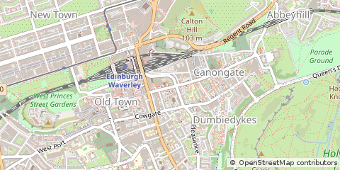 Map of Edinburgh