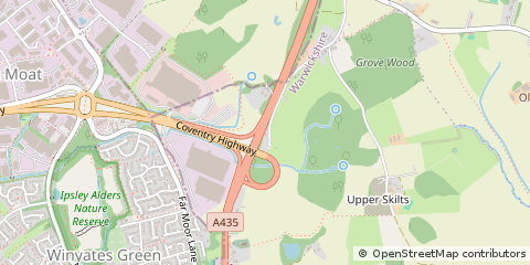 Map of Redditch