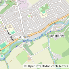 Map of Currie, Edinburgh