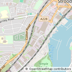 Map of Strood, Kent