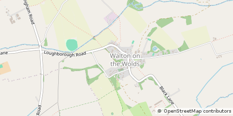 Map of Loughborough, Leicestershire
