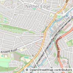 Map of Sheffield