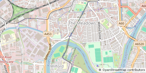 Map of Nottingham