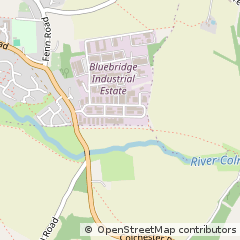 Map of Halstead, Essex