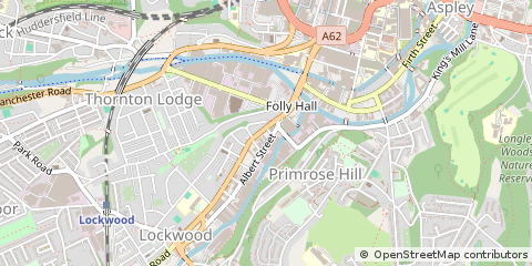 Map of Huddersfield