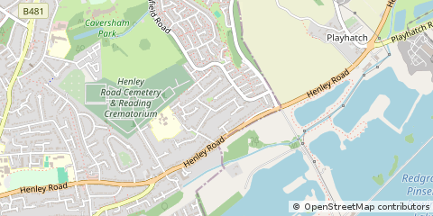 Map of Reading