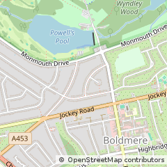 Map of Sutton Coldfield, Lancashire