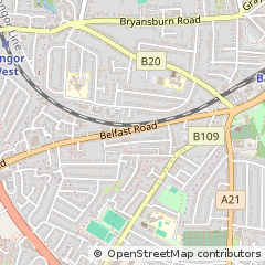 Map of Bangor, County Down