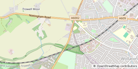 Map of Nottingham