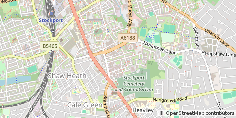 Map of Stockport