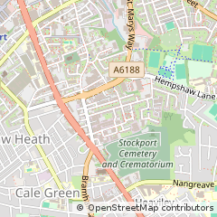 Map of Stockport