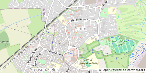 Map of Derby
