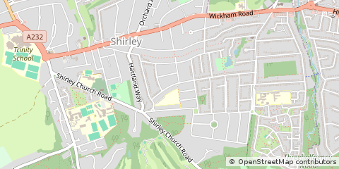Map of Croydon