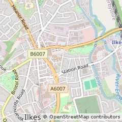 Map of Ilkeston, Derbys