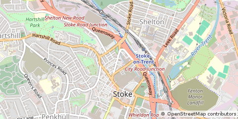 Map of Staffordshire