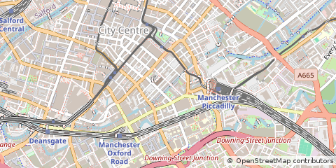 Map of Manchester