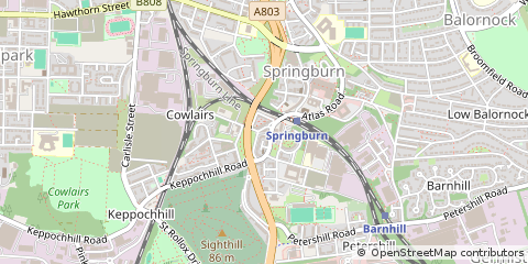 Map of Glasgow
