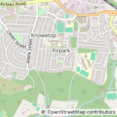 Map of Motherwell, North Lanarkshire