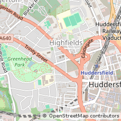 Map of Huddersfield