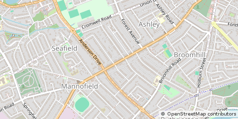 Map of Aberdeen