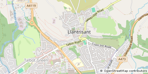 Map of Pontyclun