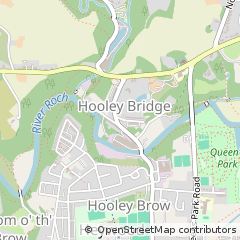 Map of Heywood, Lancashire