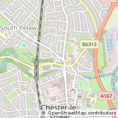 Map of Chester LE Street