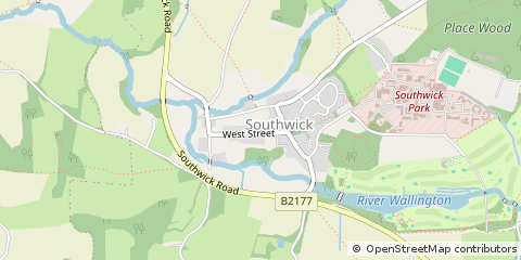 Map of Fareham, Hampshire