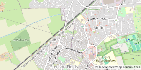 Map of Derby