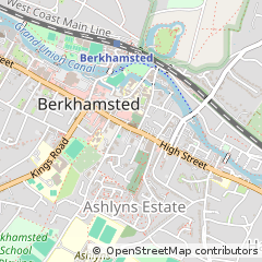 Map of Berkhamsted, Hertfordshire
