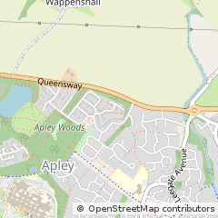 Map of Telford, Shropshire