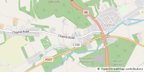 Map of Bedford