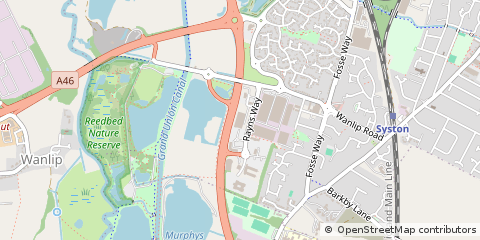 Map of Leicester, Leicestershire