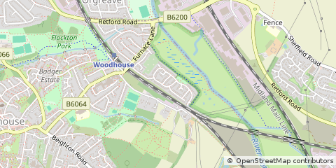 Map of Sheffield