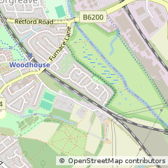 Map of Sheffield