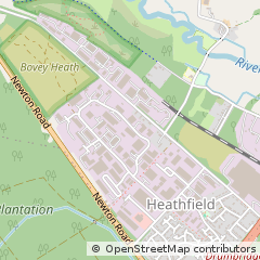 Map of Newton Abbot