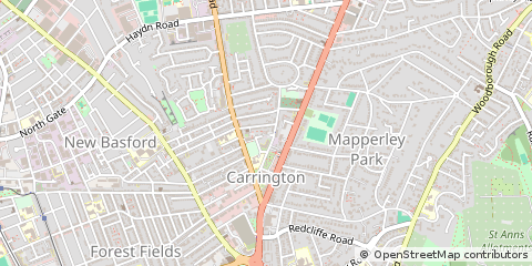 Map of Nottingham