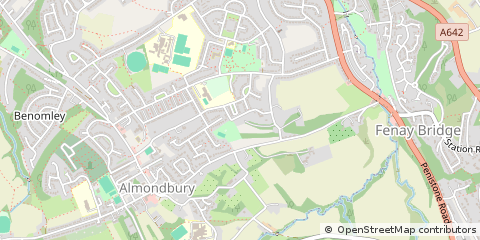 Map of Huddersfield
