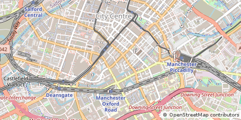 Map of Manchester