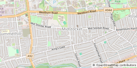 Map of Aberdeen, Aberdeenshire