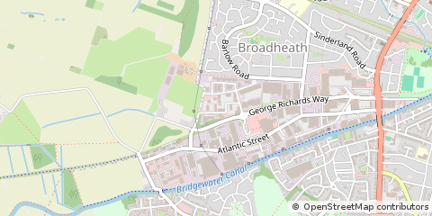 Map of Altrincham