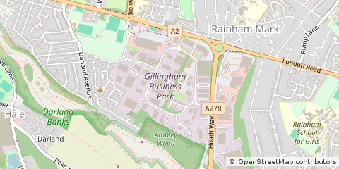 Map of Gillingham