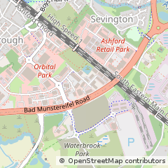 Map of Ashford, Kent