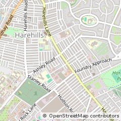 Map of Leeds, West Yorkshire