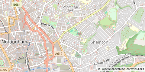 Map of Nottingham