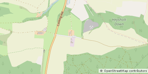 Map of Midhurst, West Sussex