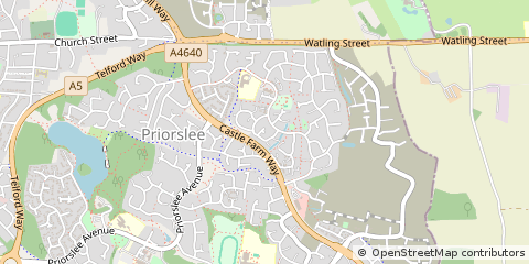 Map of Telford